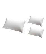 Bajaj Home Furnishing White Poly Cotton Pillow Set Of 3